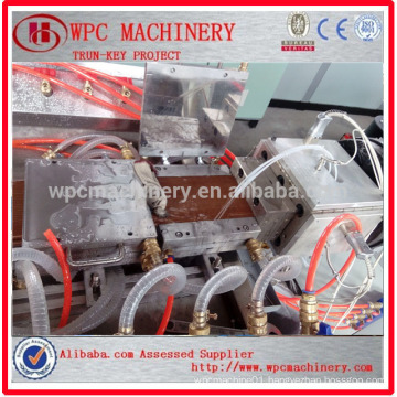 Recycled PVC PP PE wood plastic composite making machine WPC production line